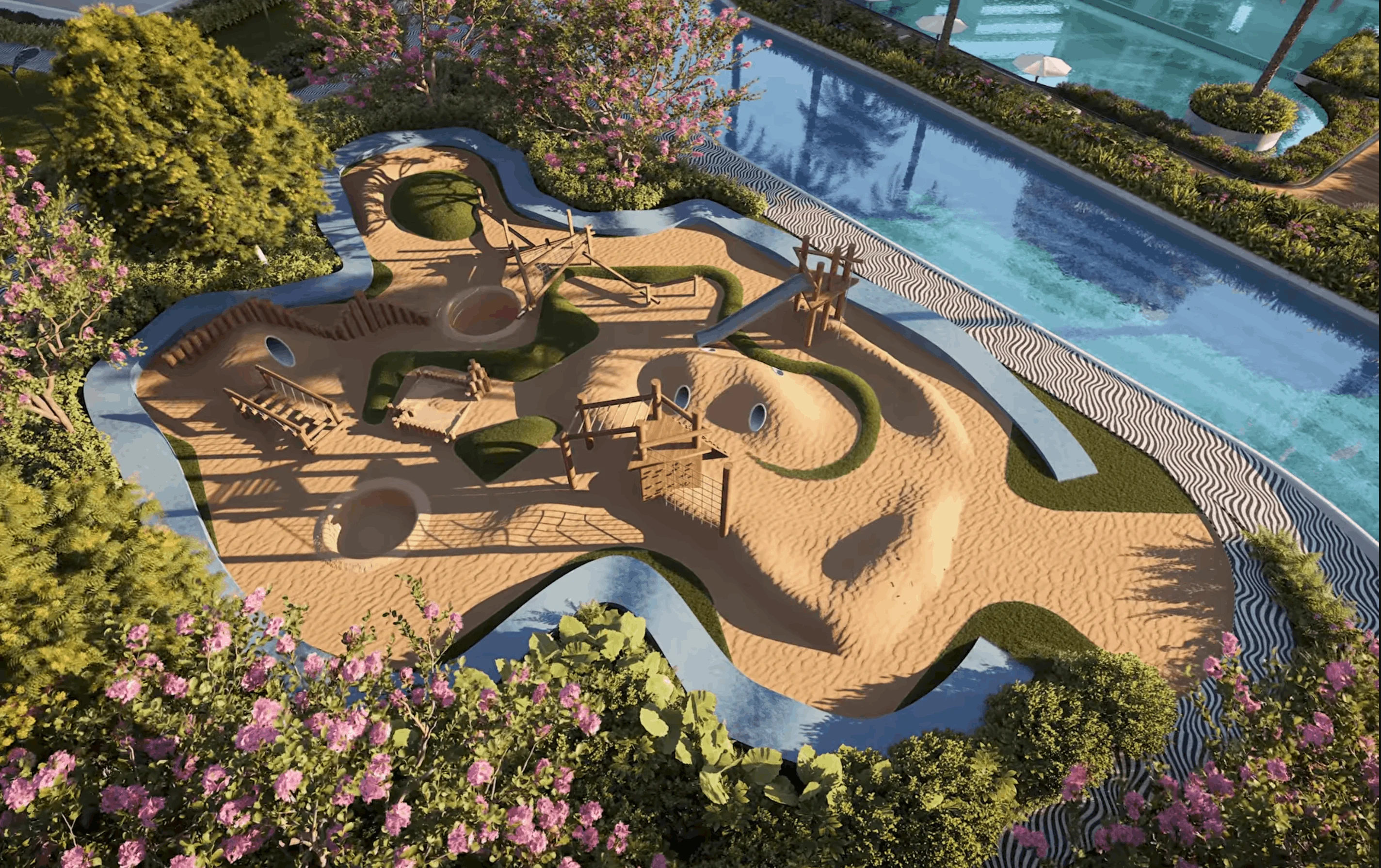 Sports Courts and Play Zones